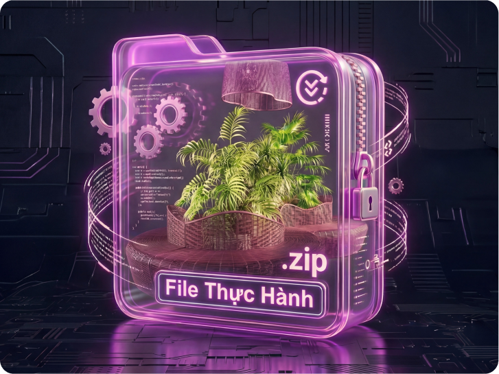 BẠN ĐƯỢC CUNG CẤP FILE THỰC HÀNH TỪNG BÀI HỌC